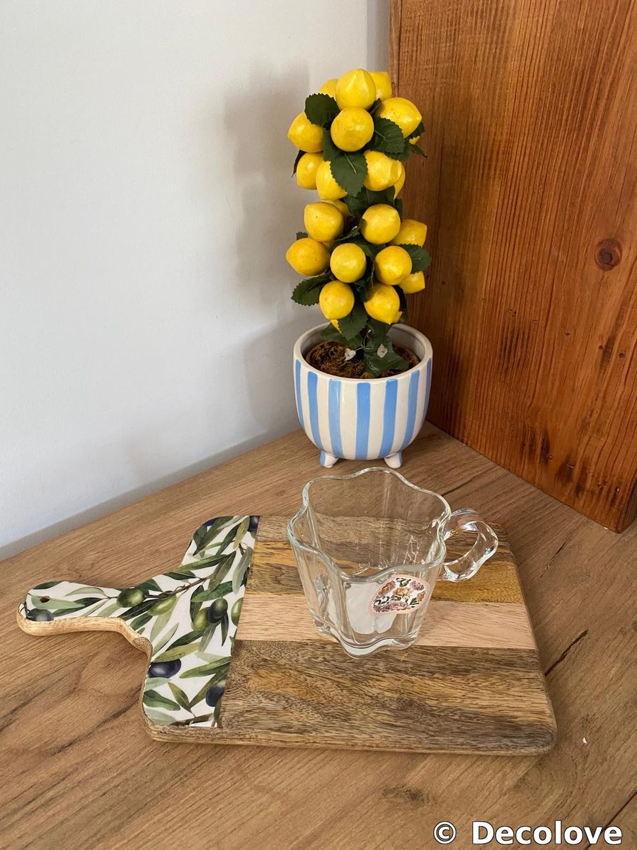Vaso cristal cuadrado floral rosa · foto 2