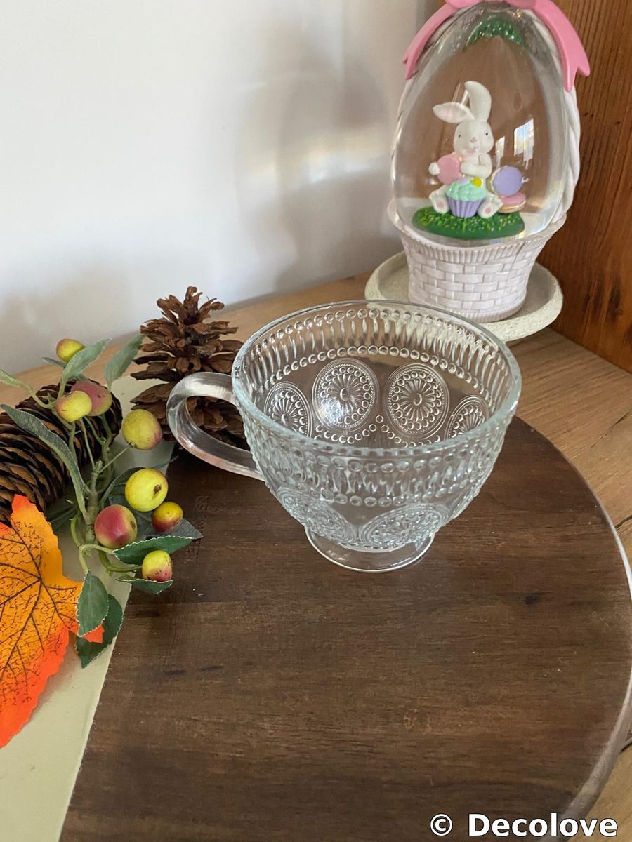 Vaso cristal tallado vintage