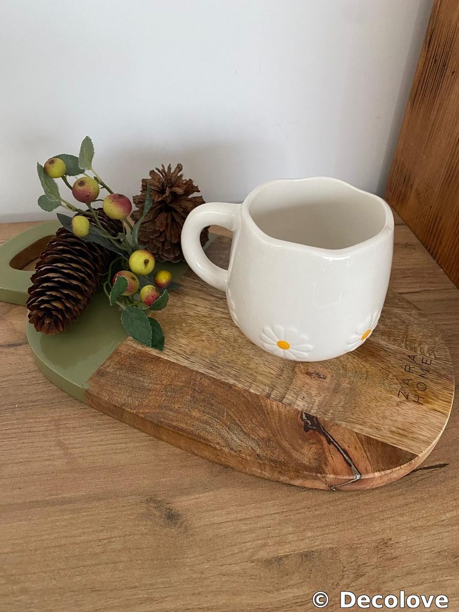Taza margaritas blanca Zara Home · foto 2