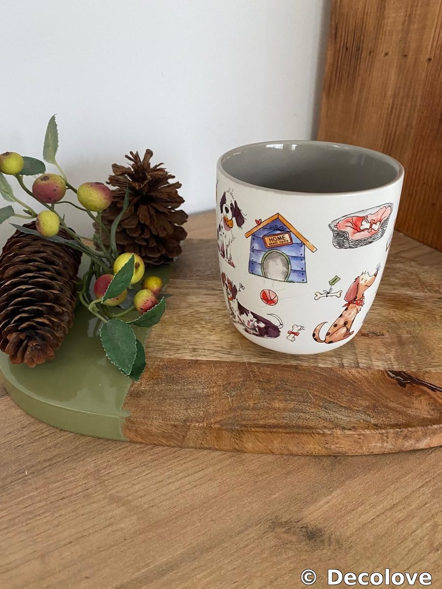 Taza ilustración perros · foto 3